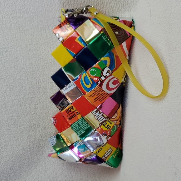 Ecoist Candy Wrapper Wristlet Clutch Bags (2 Sizes) - Picture 2 of 11